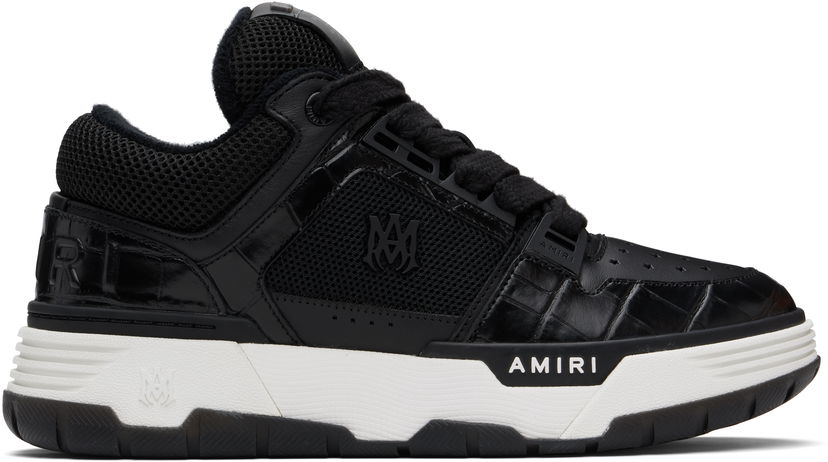 Tenisice i cipele AMIRI AMIRI Croc Debossed MA-1 Crna | AMFOSR1172