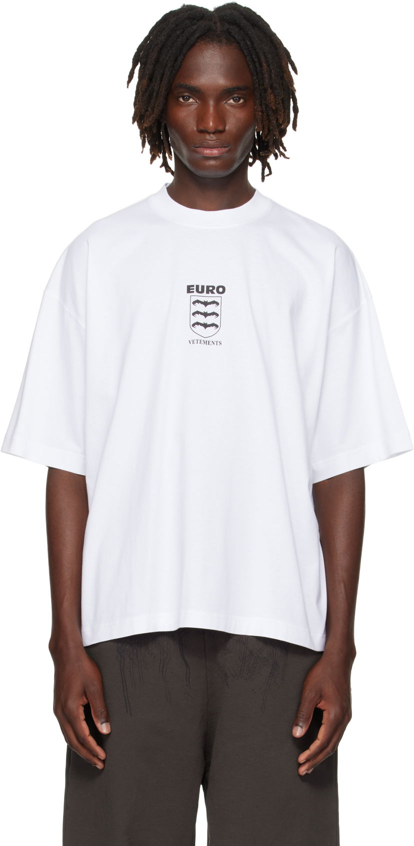 Majica kratkih rukava VETEMENTS Vetements Bats Logo Regular T-Shirt Bijela | UH76TR650W