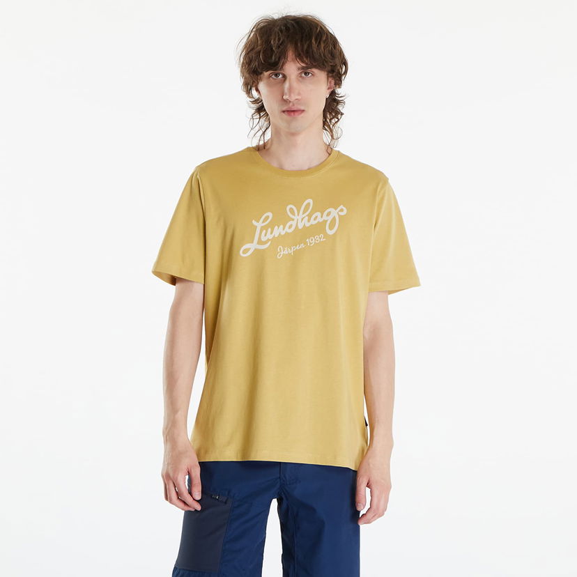 Majica kratkih rukava Lundhags Lundhags Jarpen Logo T-Shirt Žuta | 44317-24-50700