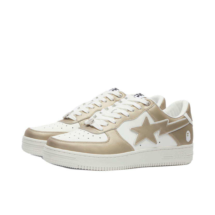 Tenisice i cipele BAPE A Bathing Ape Men's BAPE STA #4 M1 Sneakers in Beige, Size UK 6 | END. Clothing Bež | 001FWJ801053I-BEI