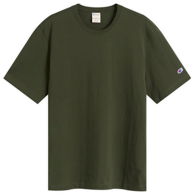 Majica kratkih rukava Champion Reverse Weave Loose Fit T-Shirt, Size Large Zelena | 220761-GS586