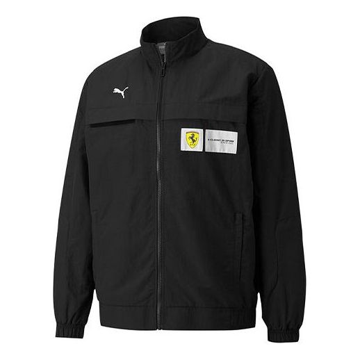 Vjetrovka Puma Ferrari Racing Series Logo Stand Collar Jacket Crna | 531644-01