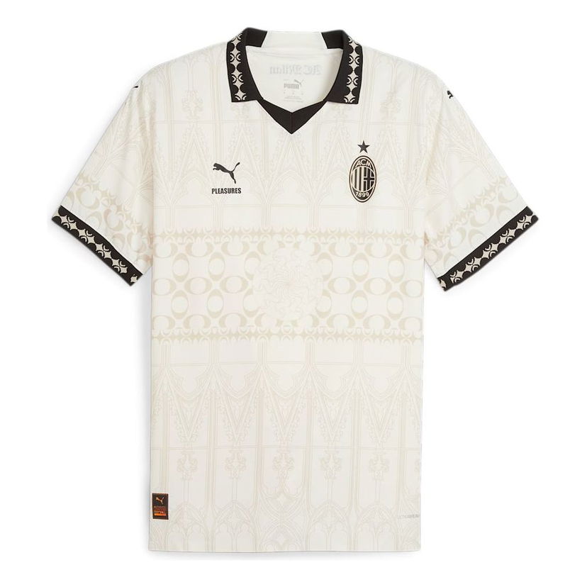 Dres Puma PLEASURES x AC Milan Football Jersey Bijela | 776062-02