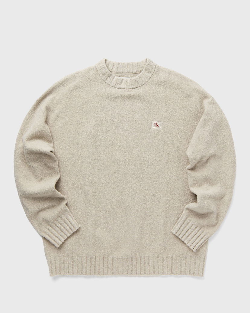 Džemper CALVIN KLEIN BOUCLE BOXY SWEATER Bež | J30J326202PD7