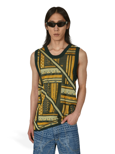 Džemper Ahluwalia Kalonji Knit Vest Višebojno | M-AHLU-KN007-SS23-YA03  GR