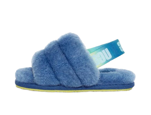 Tenisice i cipele UGG Fluff Yeah Slide Mystic Blue Plava | 1120032T-MBGT