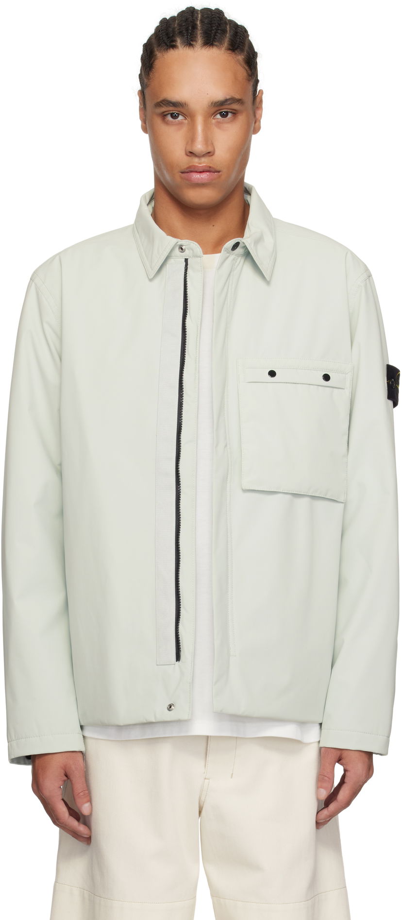Košulja Stone Island Stone Island Soft Shell-R PrimaLoft Insulated Jacket Zelena | K1S15 4100011 S0A27