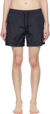 Moncler Logo Patch Swim Shorts
