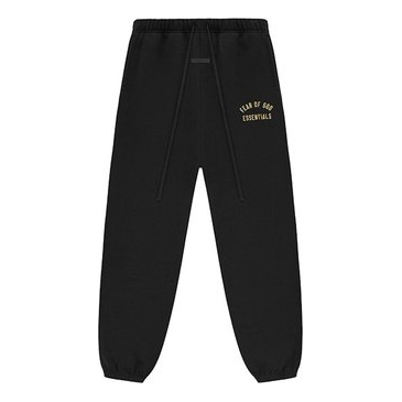 Trenirka Fear of God Fear of God Essentials Curved Logo Sweatpants Crna | 130BT242028F
