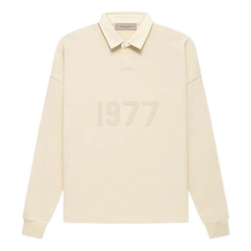 Polo majica Fear of God Essentials 1977 Rugby Polo Bež | FOG-FW22-682