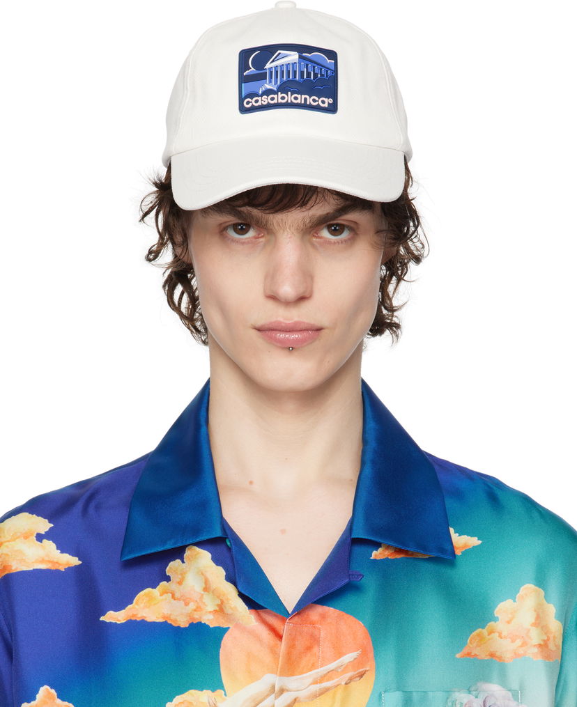 Kapa Casablanca Casablanca Greek Temple Baseball Cap Bijela | APS25-HAT-002-04