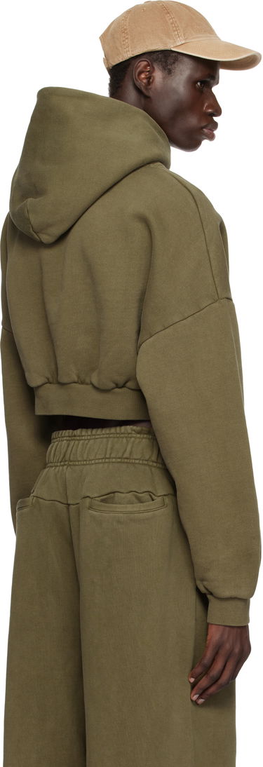 Dukserice Entire Studios Entire Studios Cropped Heavy Hoodie Zelena | ES2392MI, 2