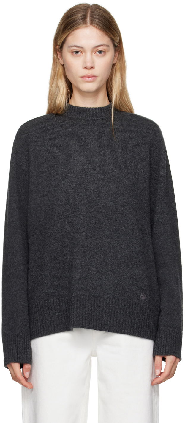 Džemper Loulou de Saison Loulou de Saison Baltra Crewneck Sweater Siva | BALTRA
