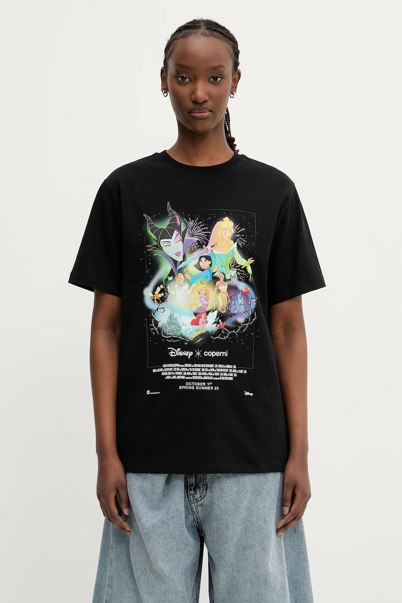 Majica kratkih rukava Coperni Coperni x Disney Collector T-Shirt Crna | DJS03F5028C