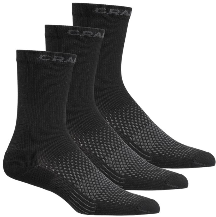 Čarape Craft Craft Core Dry High Socks (3-Pack) Crna | 1916100-999000