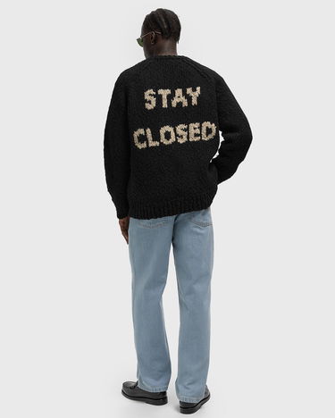 Džemper CLOSED Chunky Knit Crewneck Raglan Jumper Crna | C86804-94B-SI-100, 1