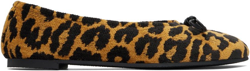 Tenisice i cipele Stella McCartney Ryder Leopard Ballerina Flats Smeđa | 810518AFACV0