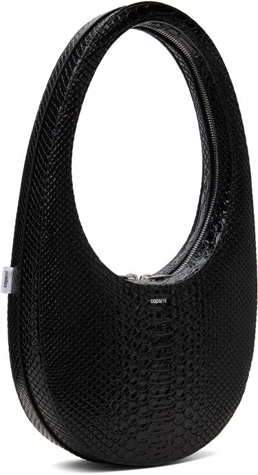 Ručna torbica Coperni Coperni Python Embossed Swipe Bag Crna | COPBA01F6047, 1