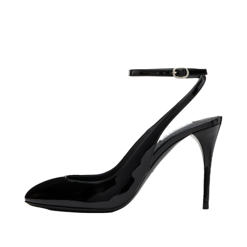Tenisice i cipele Alaïa Patent Calfskin Slingback Heels Crna | AA3E052CK168