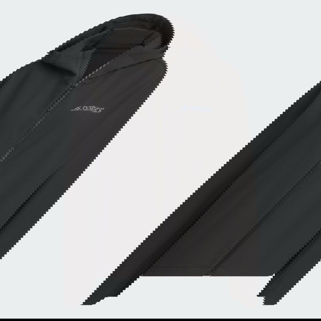 Jakna adidas Performance TERREX Brushed Soft Shell Jacket Crna | IL9013, 0
