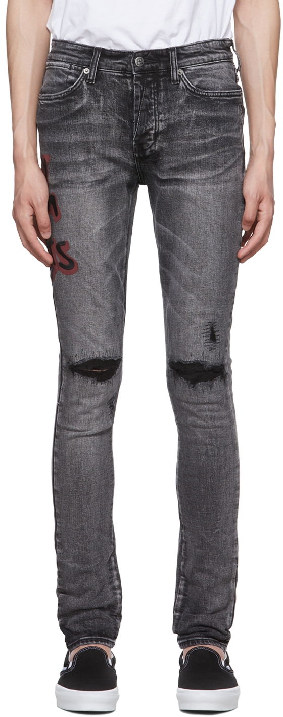 Jeans Ksubi Ksubi Van Winkle Spray Jeans Siva | MPF22DJ001