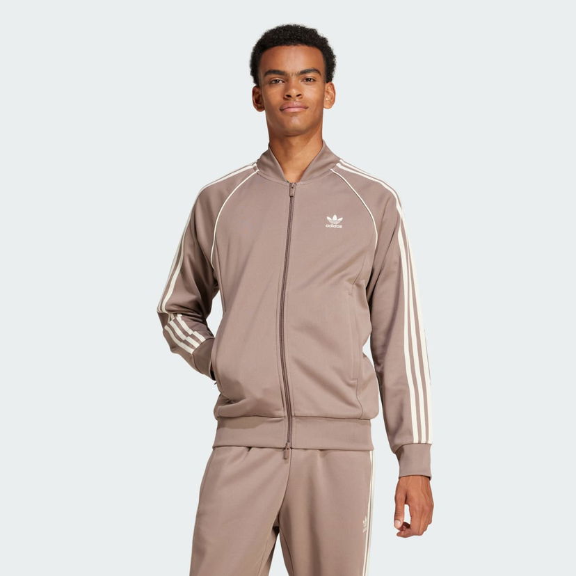 Bomber jakna adidas Performance Classics SST Track Jacket Smeđa | JP2519