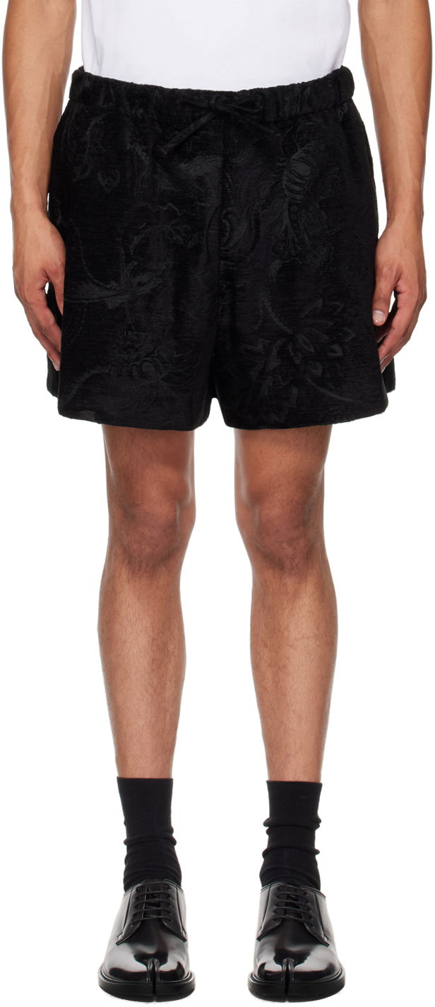 Kratke hlače Simone Rocha Simone Rocha Flared Shorts Crna | 4126 1092