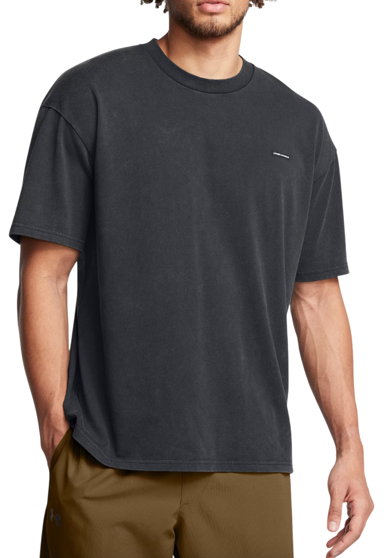 Majica kratkih rukava Under Armour HW OS LOGO WASH T-Shirt Crna | 1389147-001