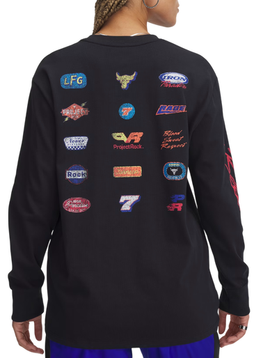 Džemper Under Armour Project Rock Long Sleeve T-Shirt Crna | 1389700-001, 2