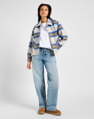 Jakna Lee Lee Cropped Wool Jacket Size XS Višebojno | 112355153, 1