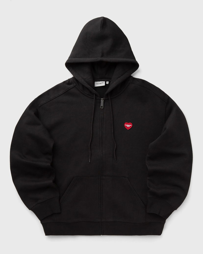 Dukserice Carhartt WIP Heart II Hartt Zip-Up Hoodie Crna | I035176-89.XX