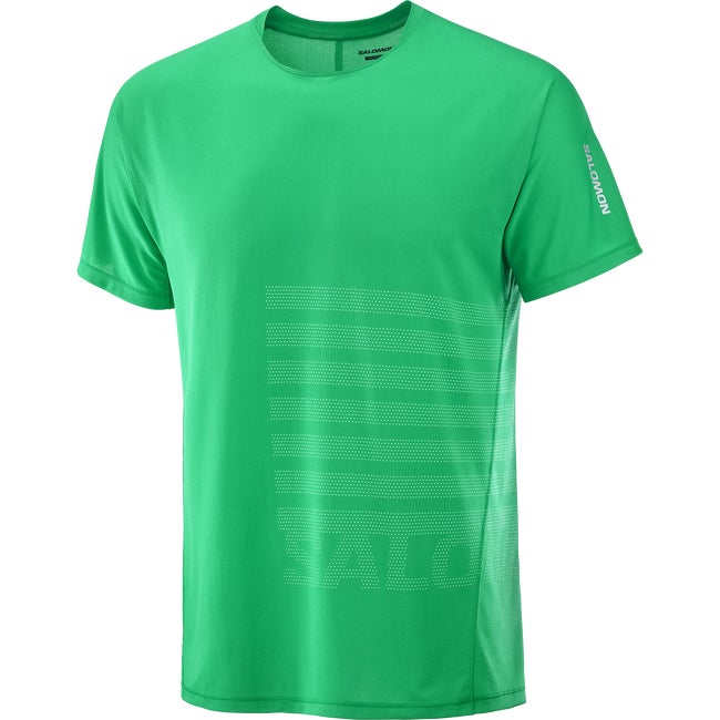 Majica kratkih rukava Salomon Aero Graphic T-Shirt Zelena | LC2694700, 1