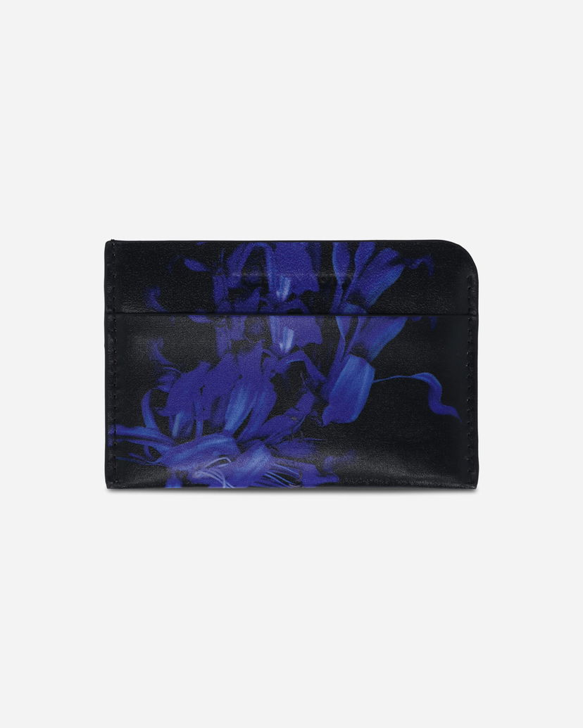 Novčanik Dries Van Noten Floral Print Leather Cardholder Crna | 252-022100-598 504