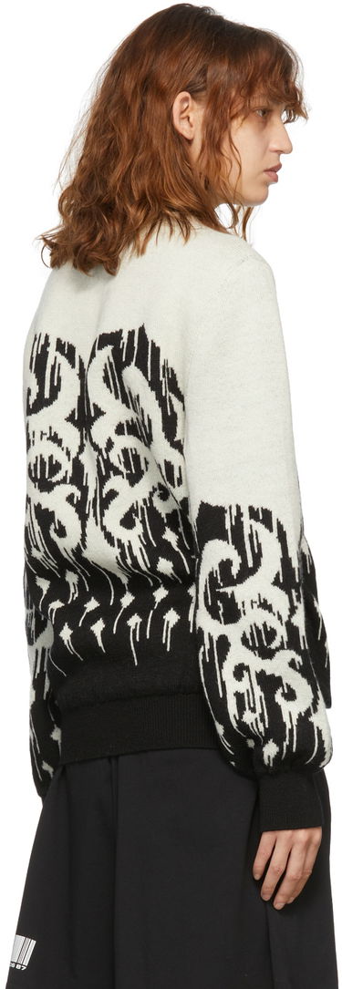 Džemper VETEMENTS Slavic Graphic Print Knit Sweater Bež | VL12KN100B, 2
