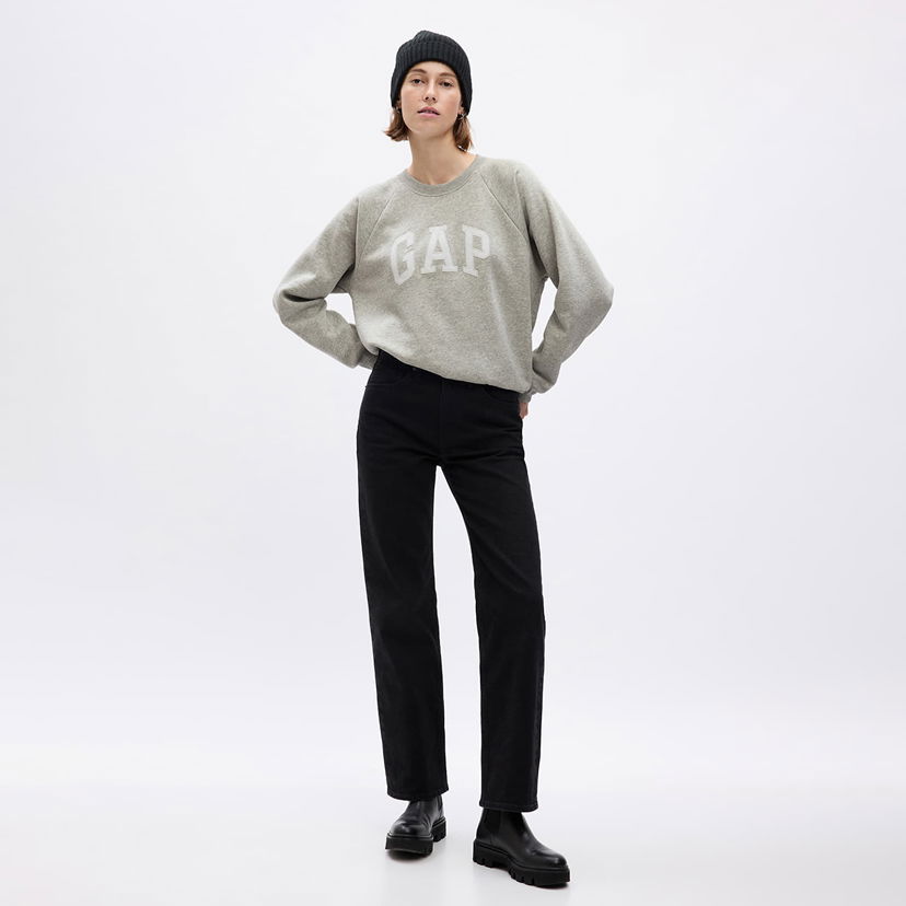 Dukserice GAP Sweatshirt Logo Sweatshirt Light Heather Grey XL Siva | 829096-02