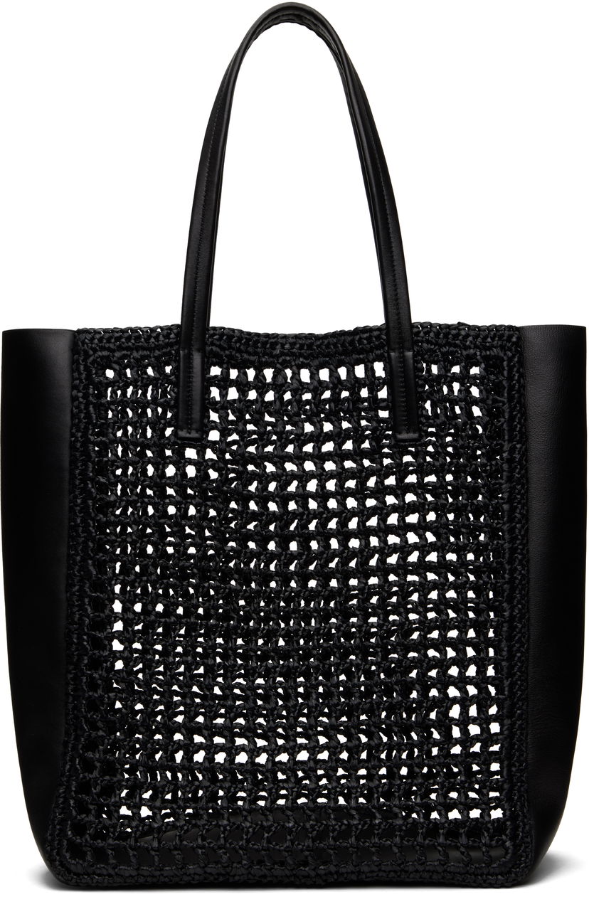 Tote bag Khaite KHAITE Zoe Crochet Tote Crna | H1038-725
