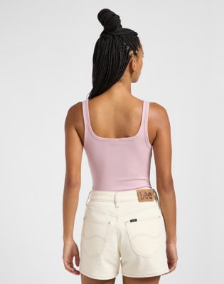 Majica bez rukava Lee Lee Square Tank Top Ružičasta | 112363644