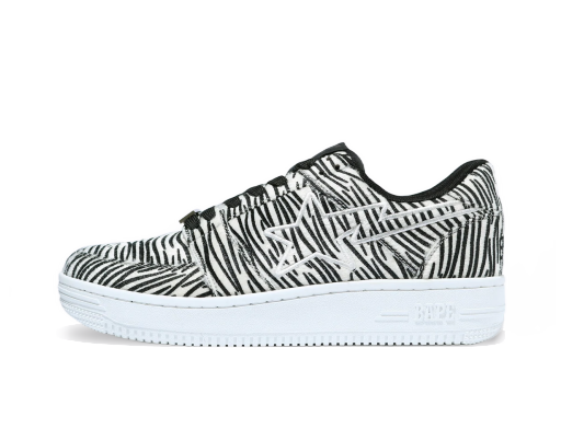 Tenisice i cipele BAPE Bape Sta Low "Zebra" Crna | 1G30191005