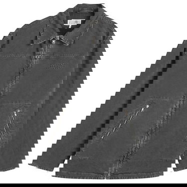 Jakna Maison Margiela Heavy Weight Washed Chore Jacket, Size Small Siva | SH0AM0041-M35249-900, 1