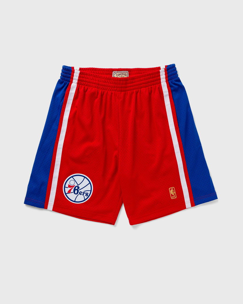 Kratke hlače Mitchell & Ness Mitchell & Ness Philadelphia 76ers Swingman Shorts Crvena | SMSHGS18247-P76SCAR96