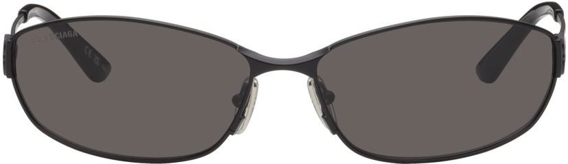 Sunčane naočale Balenciaga Mercury Oval Sunglasses Siva | BB0336S-001