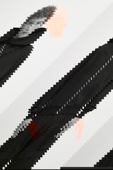 Dukserice Rick Owens Rick Owens DRKSHDW Mountain Hoodie Crna | DU02E7286.RIG, 0