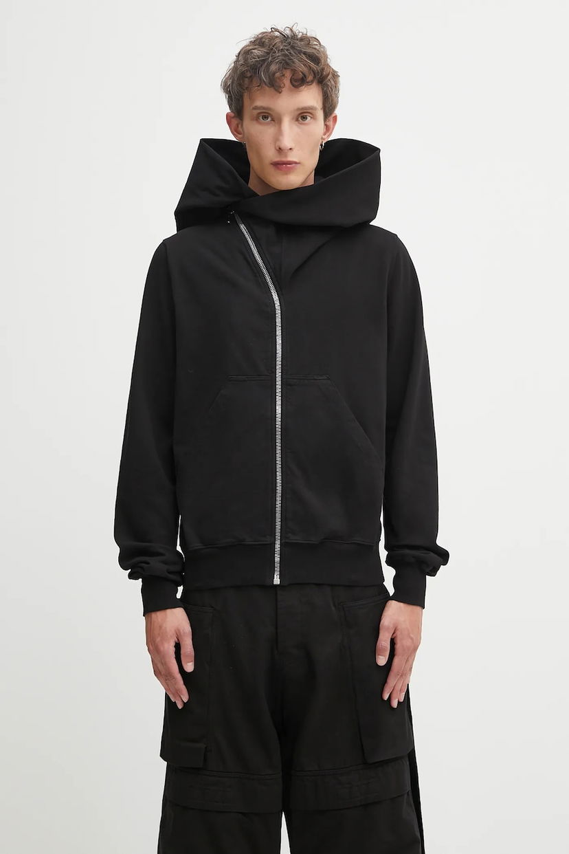 Dukserice Rick Owens Rick Owens DRKSHDW Mountain Hoodie Crna | DU02E7286.RIG
