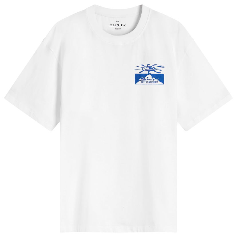 Majica kratkih rukava EDWIN Mount Fuji Dusk Graphic Tee Bijela | I036400-0267