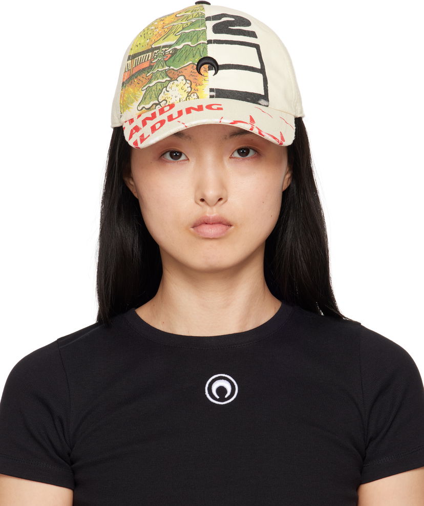 Kapa Marine Serre Marine Serre Regenerated Tote Bags Baseball Cap Bež | UHG048A UWOV0009