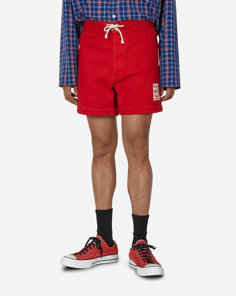 Kratke hlače Stockholm (Surfboard) Club Cotton Twill Shorts Red Crvena | U5000027 1