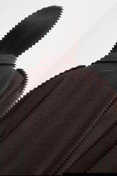 Bomber jakna Maison Margiela MM6 Maison Margiela Wool Jacket Transitional Oversize Smeđa | S62AN0169.M35635.002F, 4