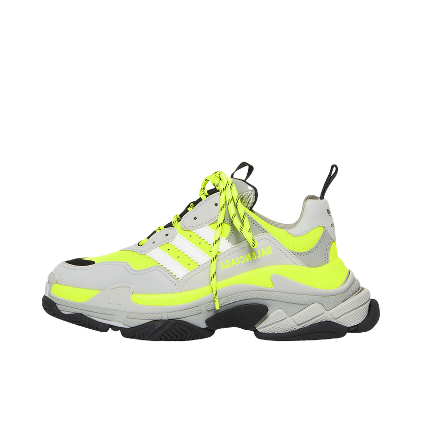 Tenisice i cipele Balenciaga adidas x Triple S Fluo Yellow Žuta | 712821W2ZB57512