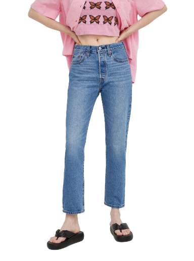 Jeans Levi's 501 Crop Jeans Plava | 36200.0236