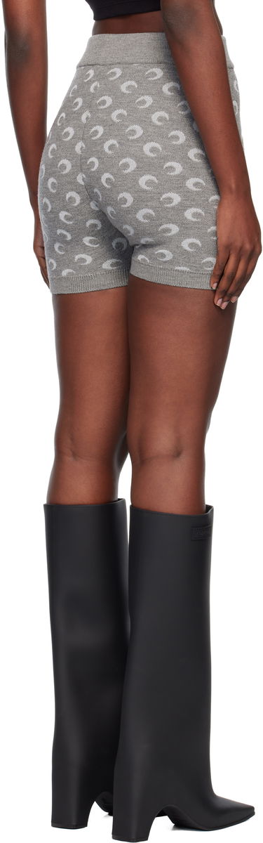 Kratke hlače Marine Serre Marine Serre Moon Jacquard Knit Shorts Siva | WSH013ACKNI0530, 2